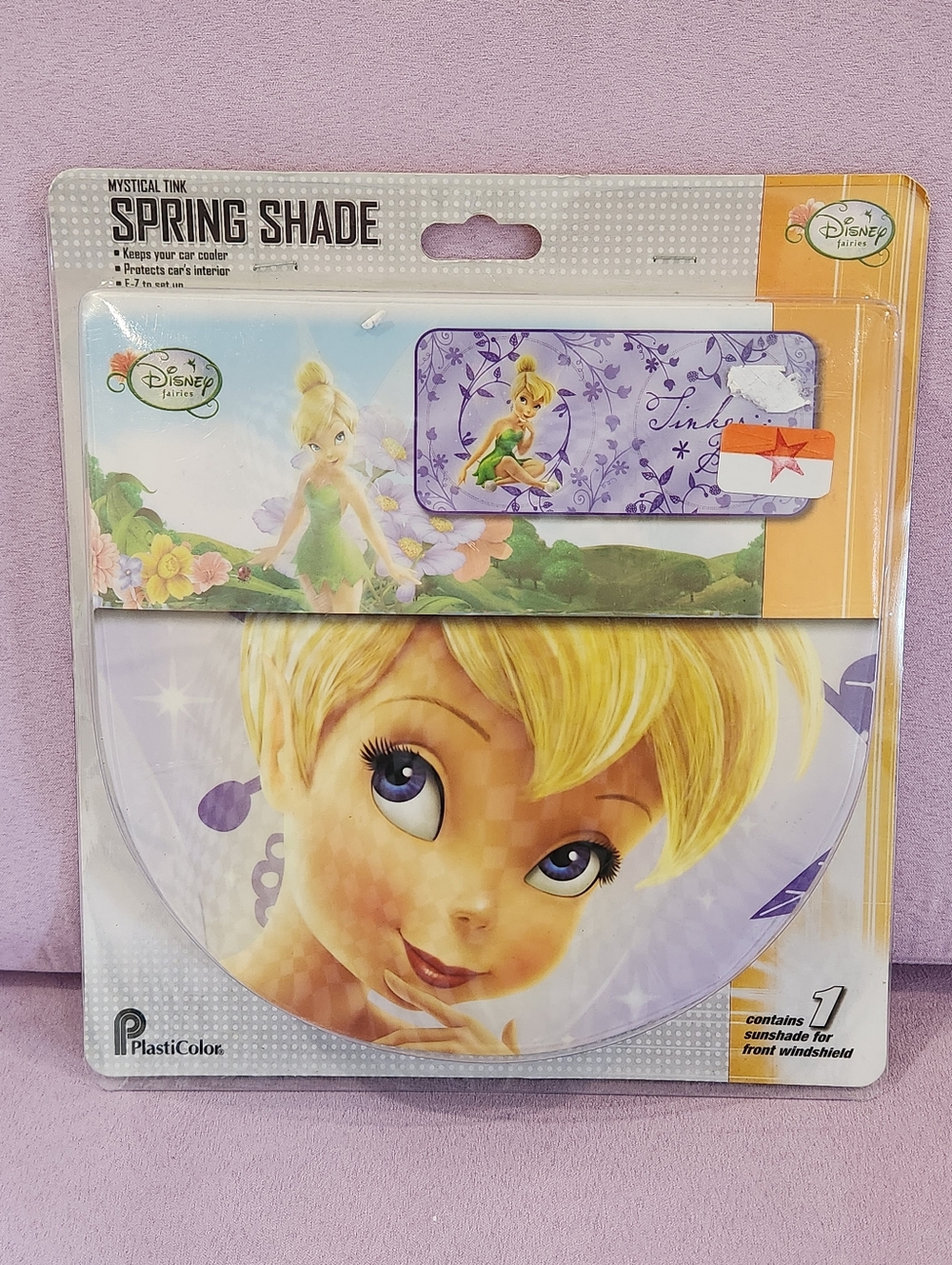 2010 NWT Disney Fairies Mystical Tinkerbelle Standard Windshield Shade Cover